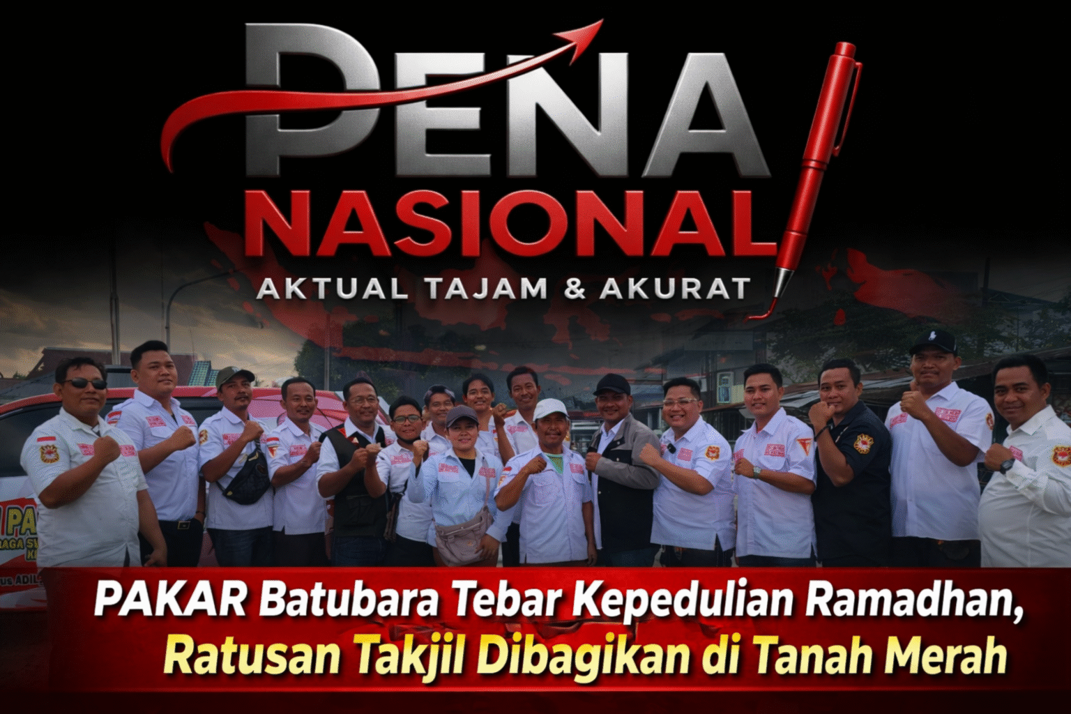 PAKAR Batubara Tebar Kepedulian Ramadhan, Ratusan Takjil Dibagikan di Tanah Merah