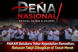 PAKAR Batubara Tebar Kepedulian Ramadhan, Ratusan Takjil Dibagikan di Tanah Merah