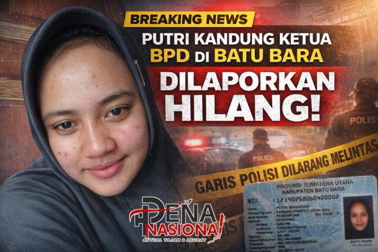 PUTRI KANDUNG KETUA BPD DI BATU BARA DILAPORKAN HILANG