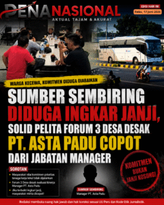 SUMBER SEMBIRING DIDUGA INGKAR JANJI, SOLID PELITA FORUM 3 DESA DESAK PT. ASTA PADU COPOT DARI JABATAN MANAGER