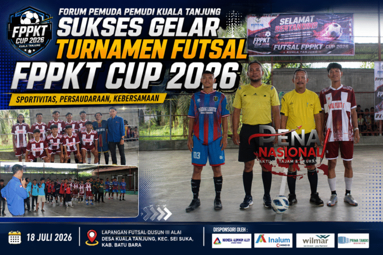 Forum Pemuda Pemudi Kuala Tanjung Sukses Gelar Turnamen Futsal FPPKT Cup 2026
