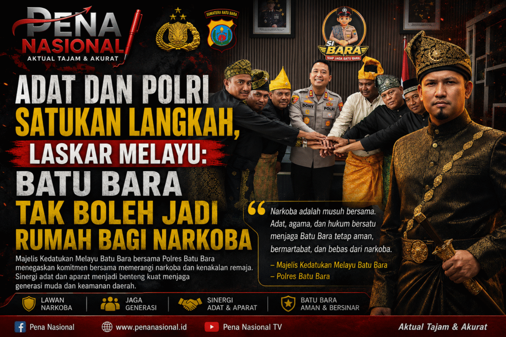 Adat dan Polri Satukan Langkah, Laskar Melayu: Batu Bara Tak Boleh Jadi Rumah bagi Narkoba