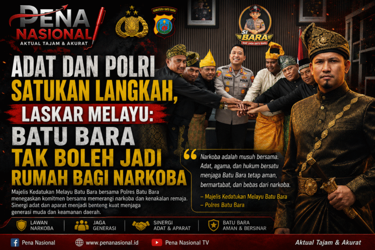 Adat dan Polri Satukan Langkah, Laskar Melayu: Batu Bara Tak Boleh Jadi Rumah bagi Narkoba