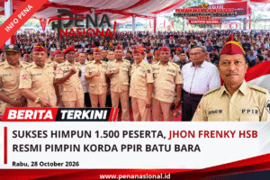 Sukses Himpun 1.500 Peserta, Jhon Frenky Resmi Pimpin KORDA PPIR Batu Bara