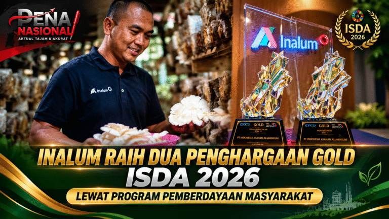 INALUM Raih Dua Penghargaan Gold ISDA 2026, Program Pemberdayaan Masyarakat Kuala Tanjung Tuai Apresiasi